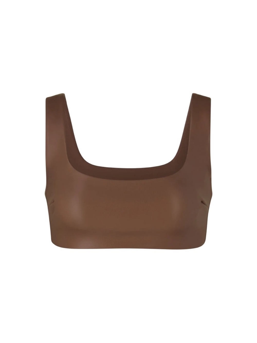 Skims Faux Leather Bralette Size Medium